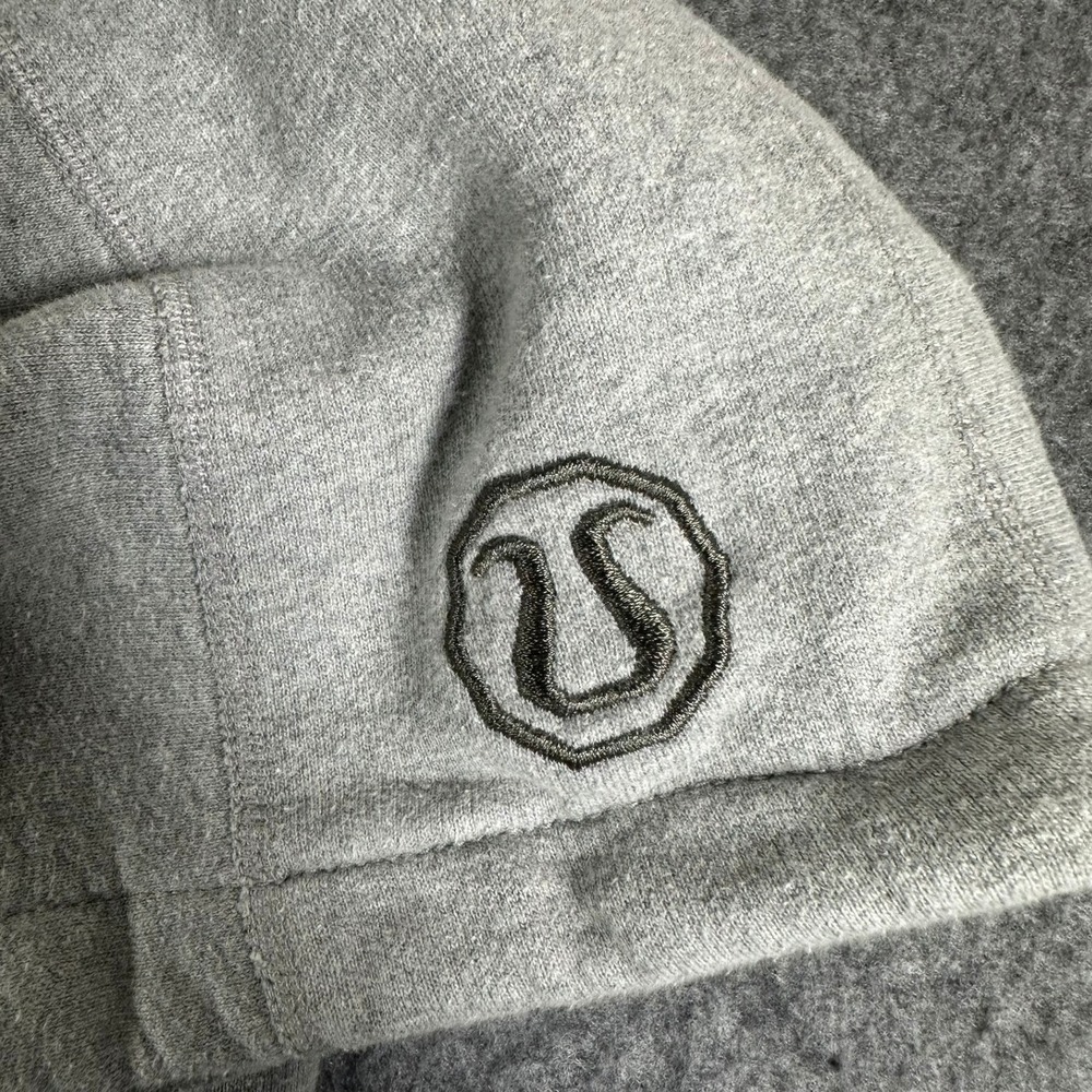 Lululemon Athletica Gray Zip Up Hoodie Full Zip Athletic Mens Size Medium - Picture 5 of 14